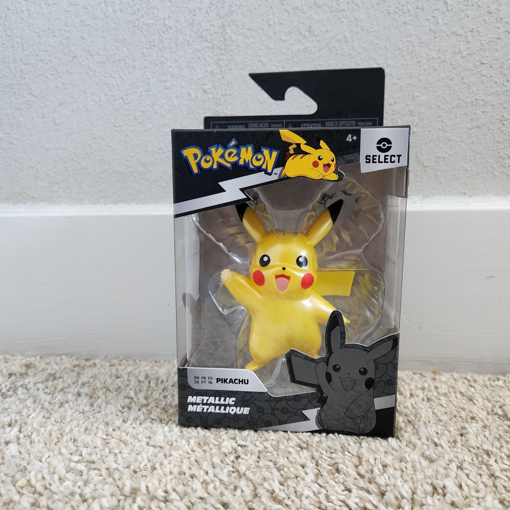 Pokemon Pikachu Metallic Figure
